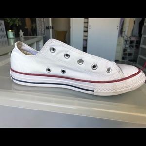 White All Star Converse (includes white laces)